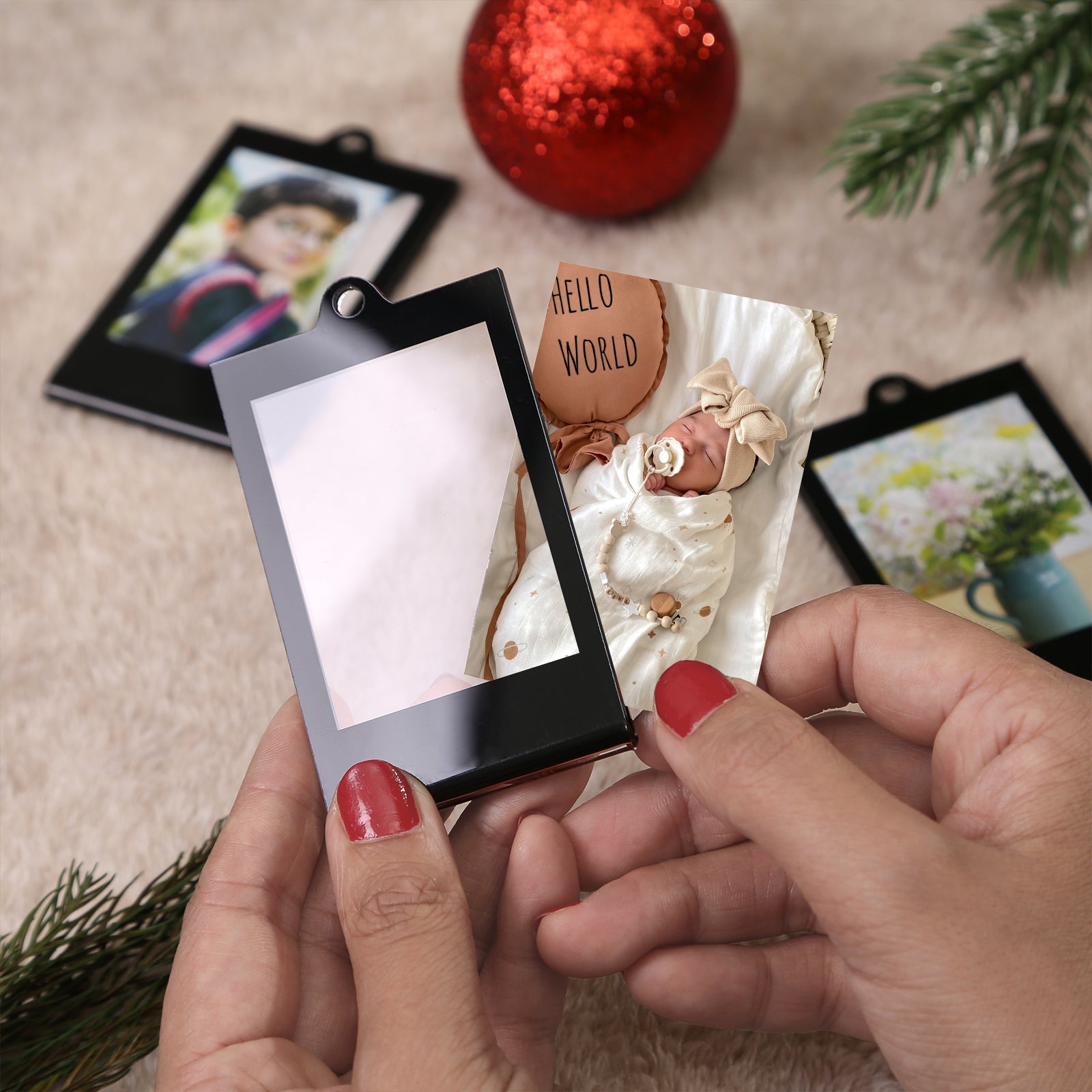 Polaroid Frame 8-Pack Gold Acrylic Photo Frames Fits Fujifilm