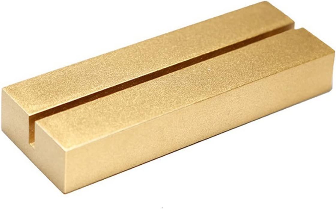 UNIQOOO 4" Gold Wood Stands, Sign Holders