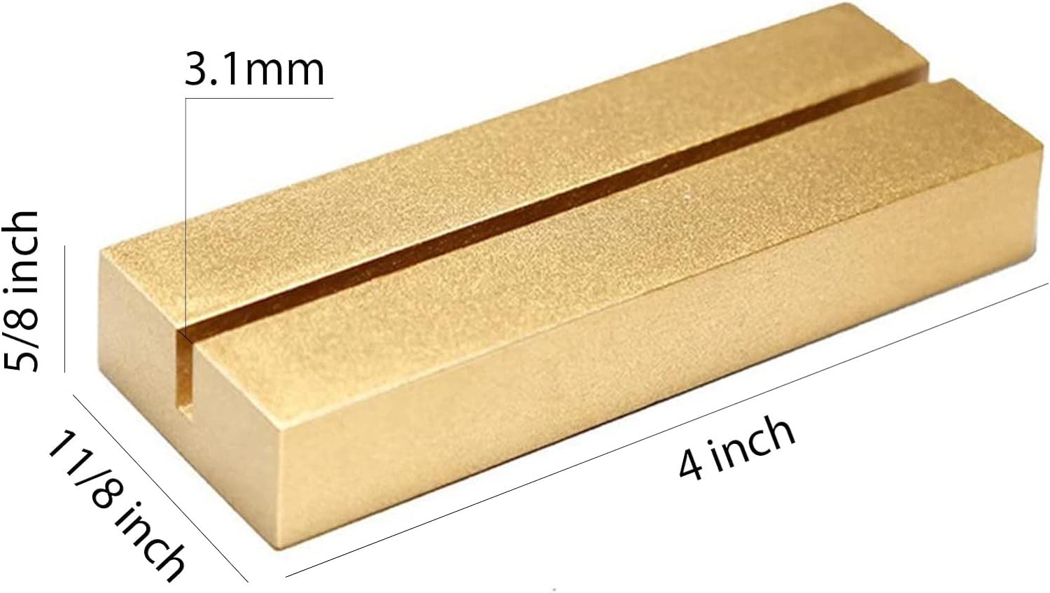 UNIQOOO 4" Gold Wood Stands, Sign Holders