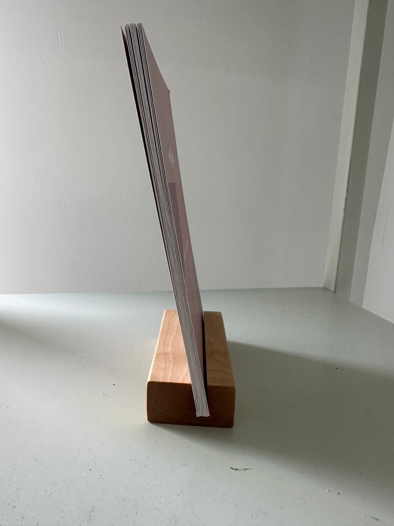 3.5" Birch Wood Calendar Stand Mini Size