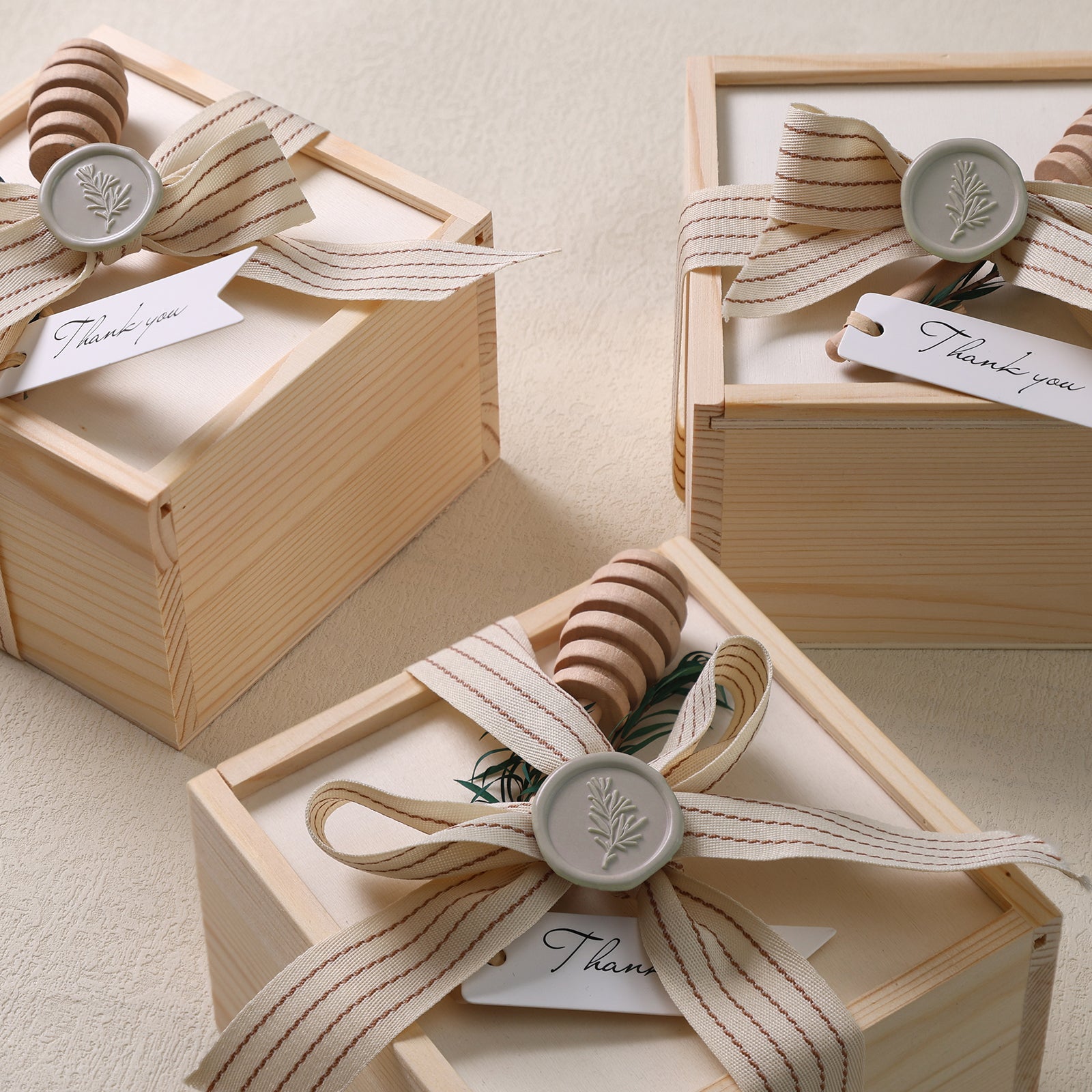 Rosemary Wax Seal Stickers - Self-Adhesive Gold Seals For Wedding Invitations & Letters