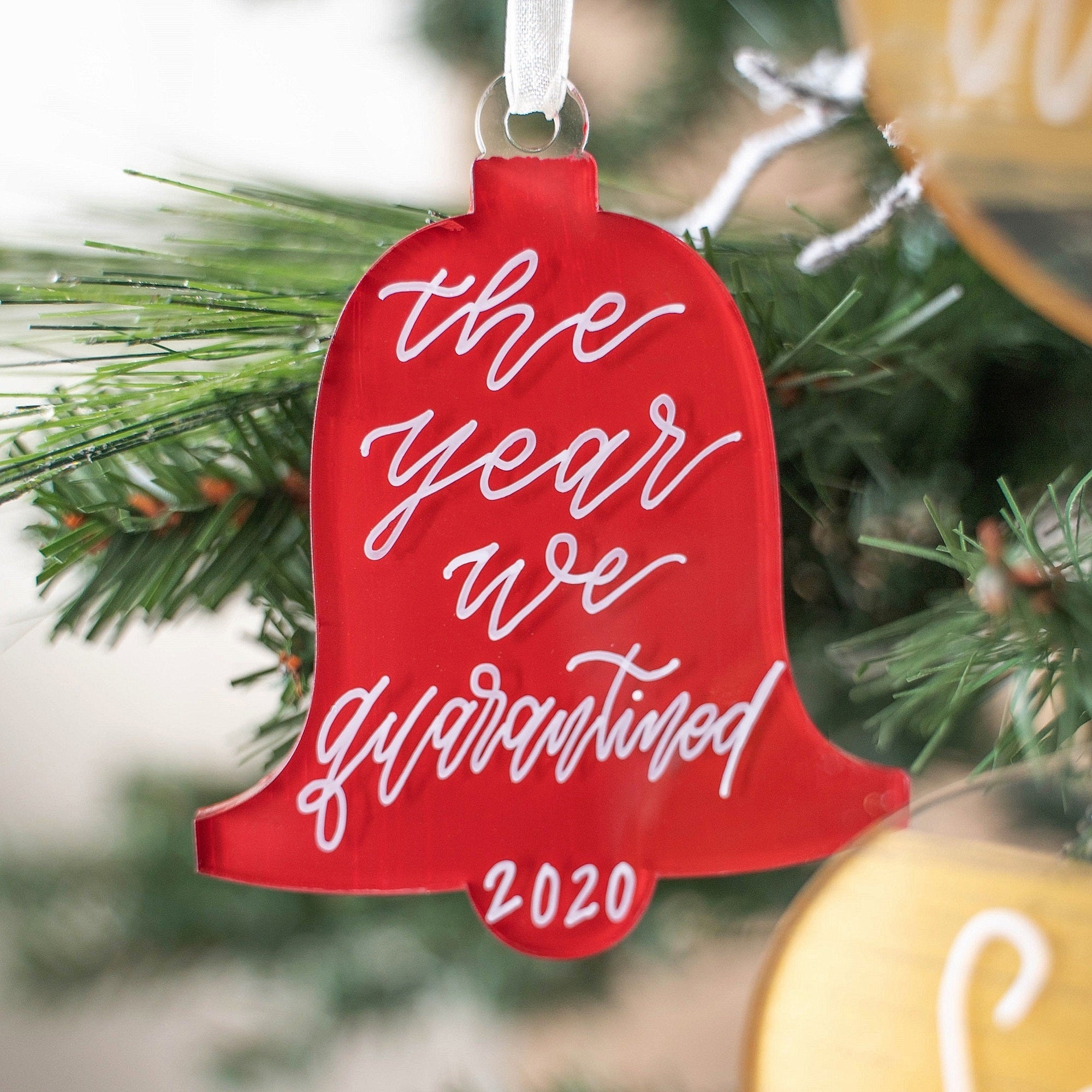 Uniqooo 3" Clear Acrylic Christmas Ornament, 4 Assorted Shape, 4mm Thickness, Wholesale
