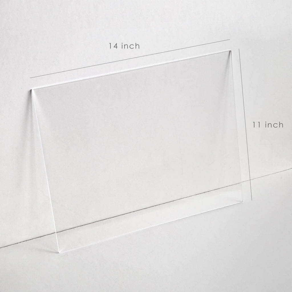11x14" Acrylic Blanks, Frosted, 6 Pack