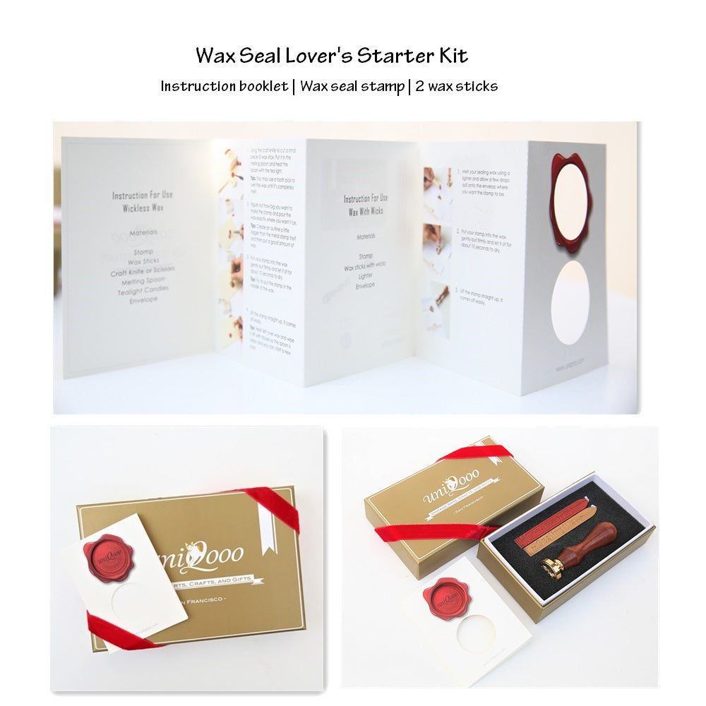 Bee Wax Seal Stamp Gift Kit