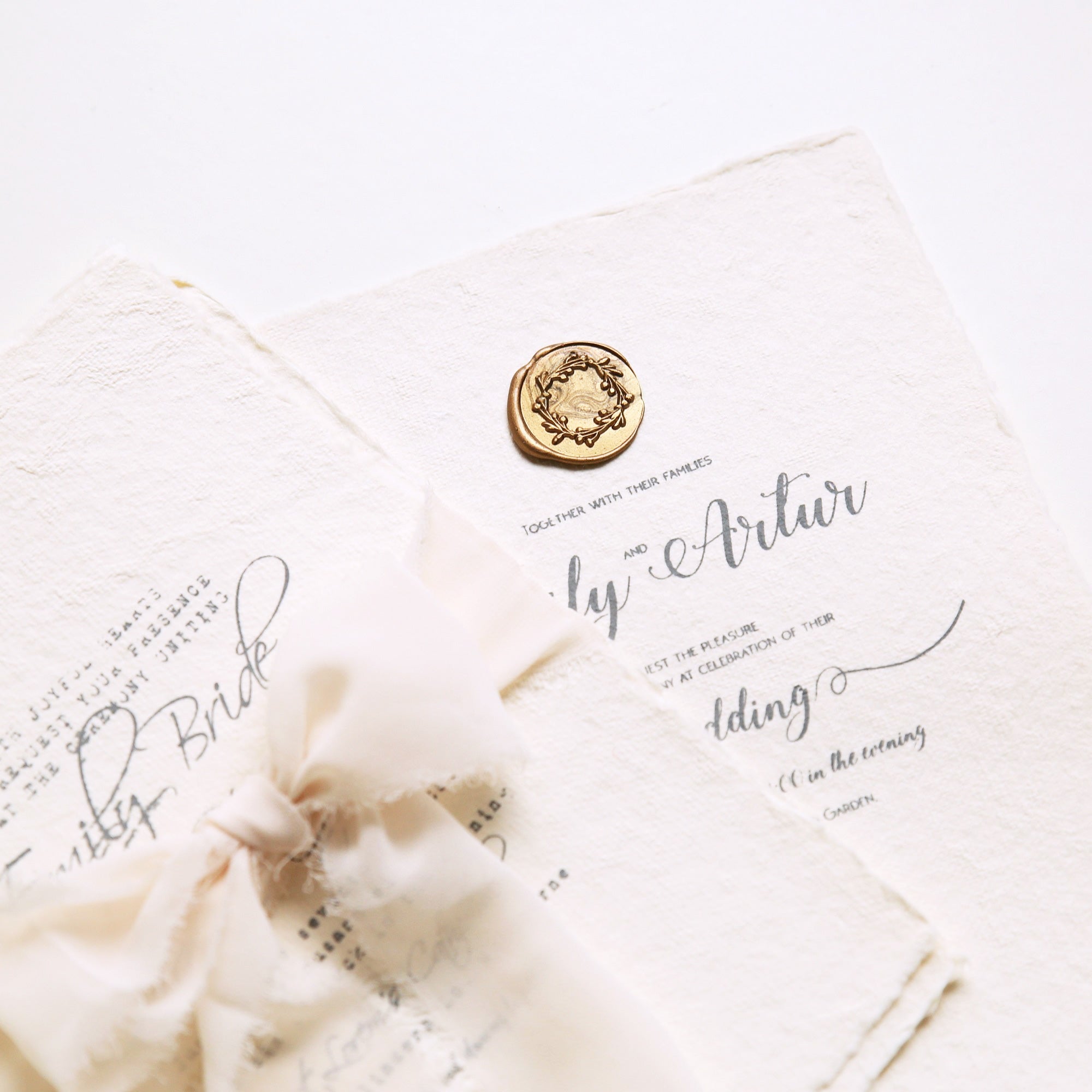 Cranberry Wreath Botanical Wax Seal Stamp