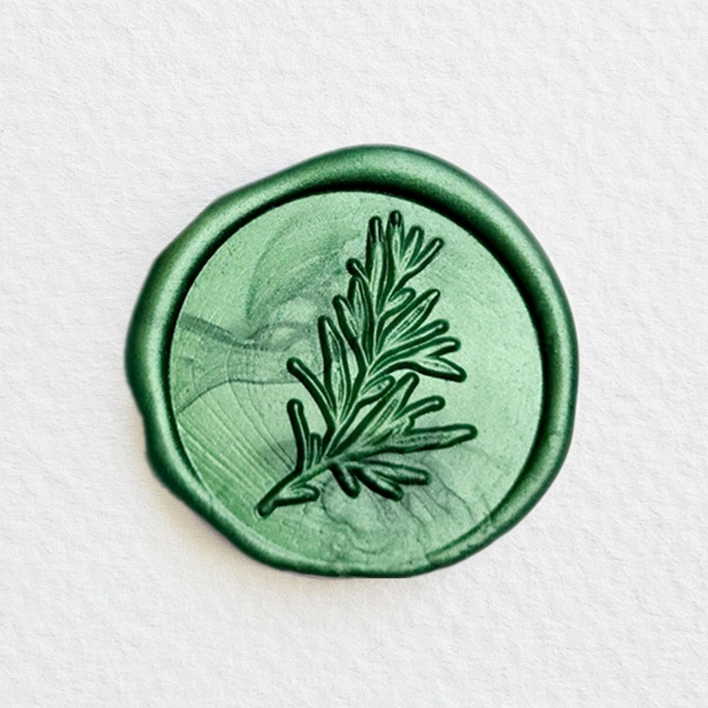 Rosemary Twig Wax Seal Stamp