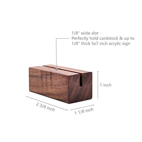 200 Small Walnut Wood Stands