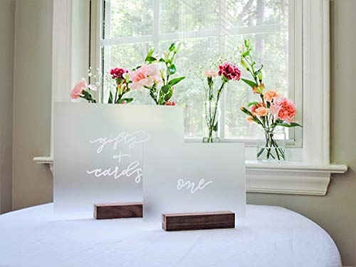 8x10" Acrylic Blanks, Frosted, 10 Pack