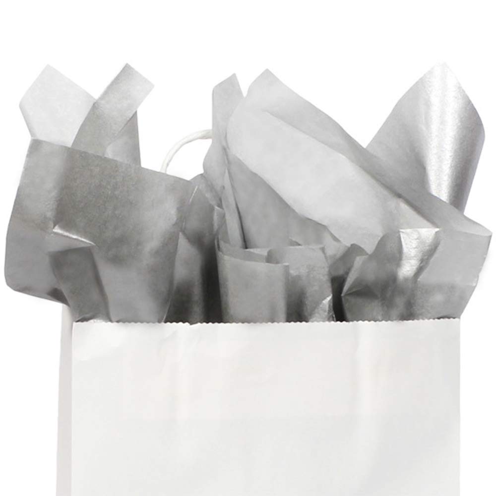 Silver Wrapping Tissue Paper Bulk for Gift Bags, 3 Metallic Colors (60  Sheets), PACK - Fry's Food Stores