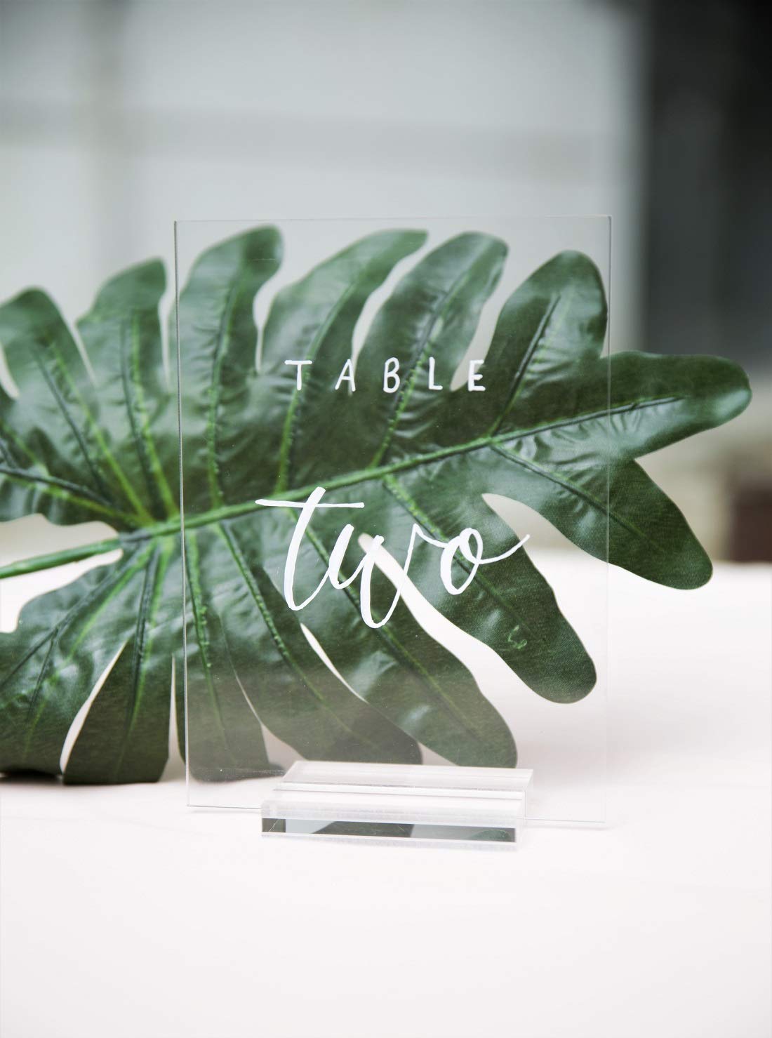 3" Clear Acrylic Stand | Wedding Sign Holders, 1000 Count