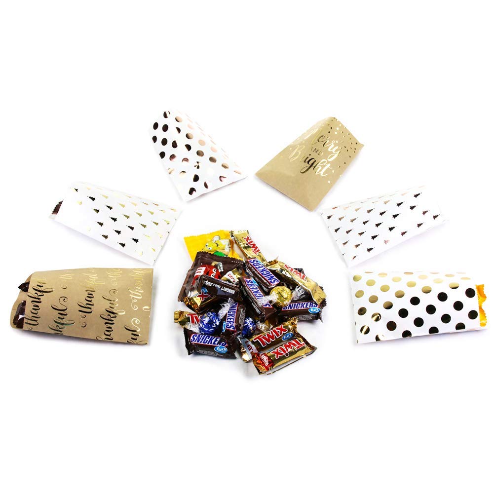 Foil Paper Party Favor Bags Gift Wrap Goodie Bags