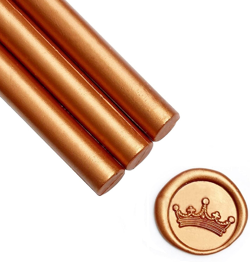 Copper Sealing Wax Sticks, 8 Pack