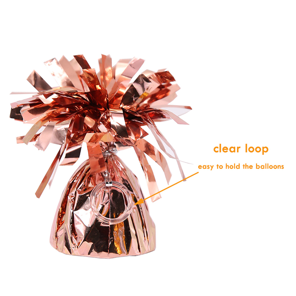 Metallic Rose Gold Balloon Weights