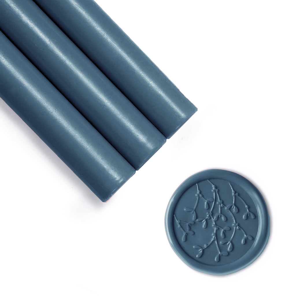 Jewel Tone Sapphires Blue Sealing Wax Sticks, 8 Pack