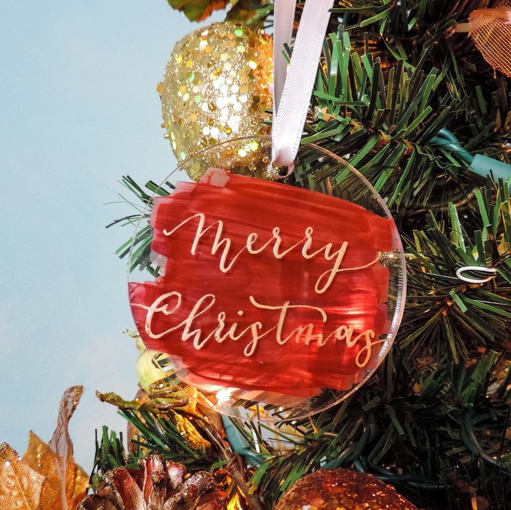 Uniqooo Blank Round Clear Acrylic Ornament Tag, 2.75  inch, Great for Crafts , Whole Sale Price avail