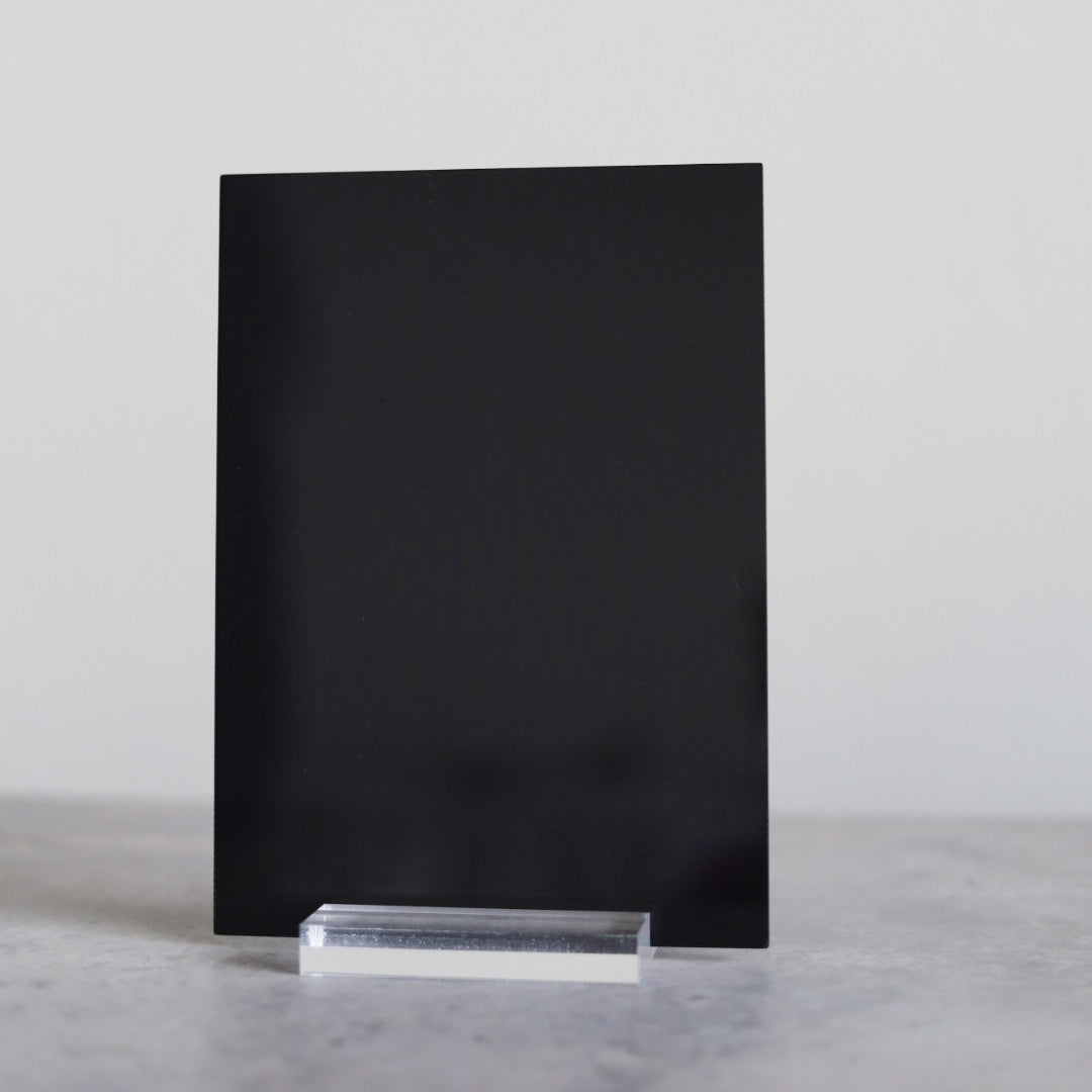 8x10" Acrylic Blanks, Solid Black, 10 Pack