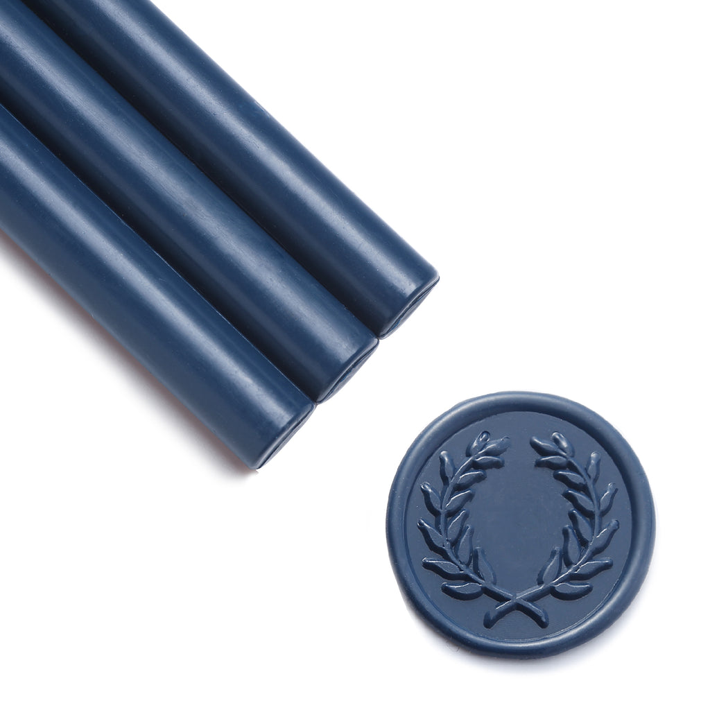 Navy Blue Sealing Wax Sticks, 8 Pack