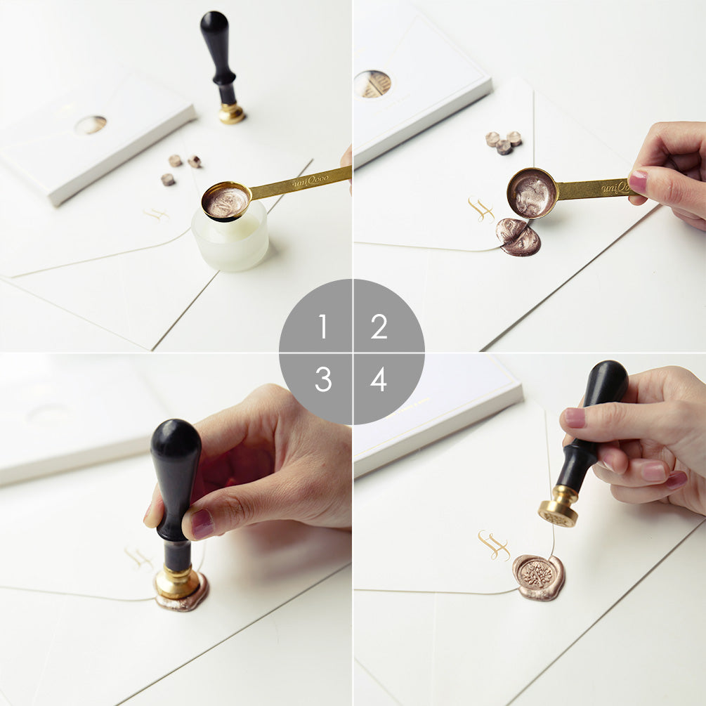 Wild Rose Wax Seal Stamp