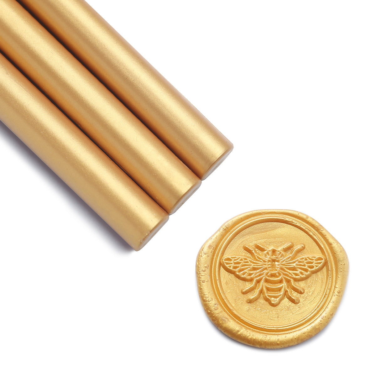 Copper Gold Non-Wick Fleur Sealing Wax Sticks for Wax Seal