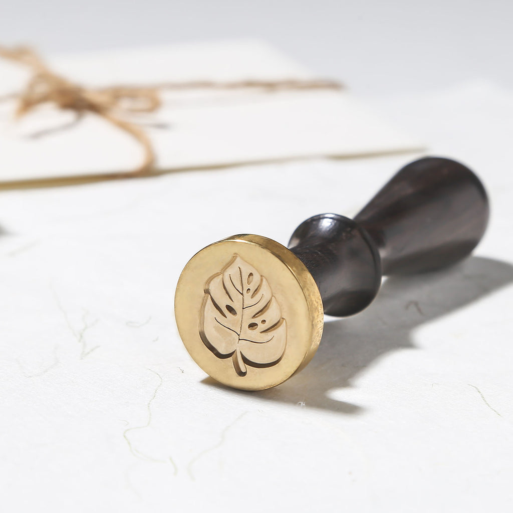 Monstera Palm Leaf Wax Seal Stamp